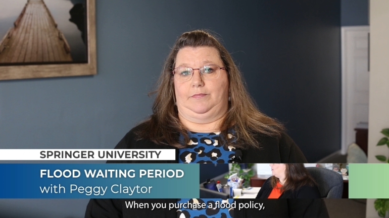 Flood Waiting Period insurance lesson video