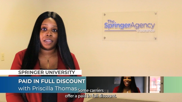 Paid In Full Discount insurance lesson video