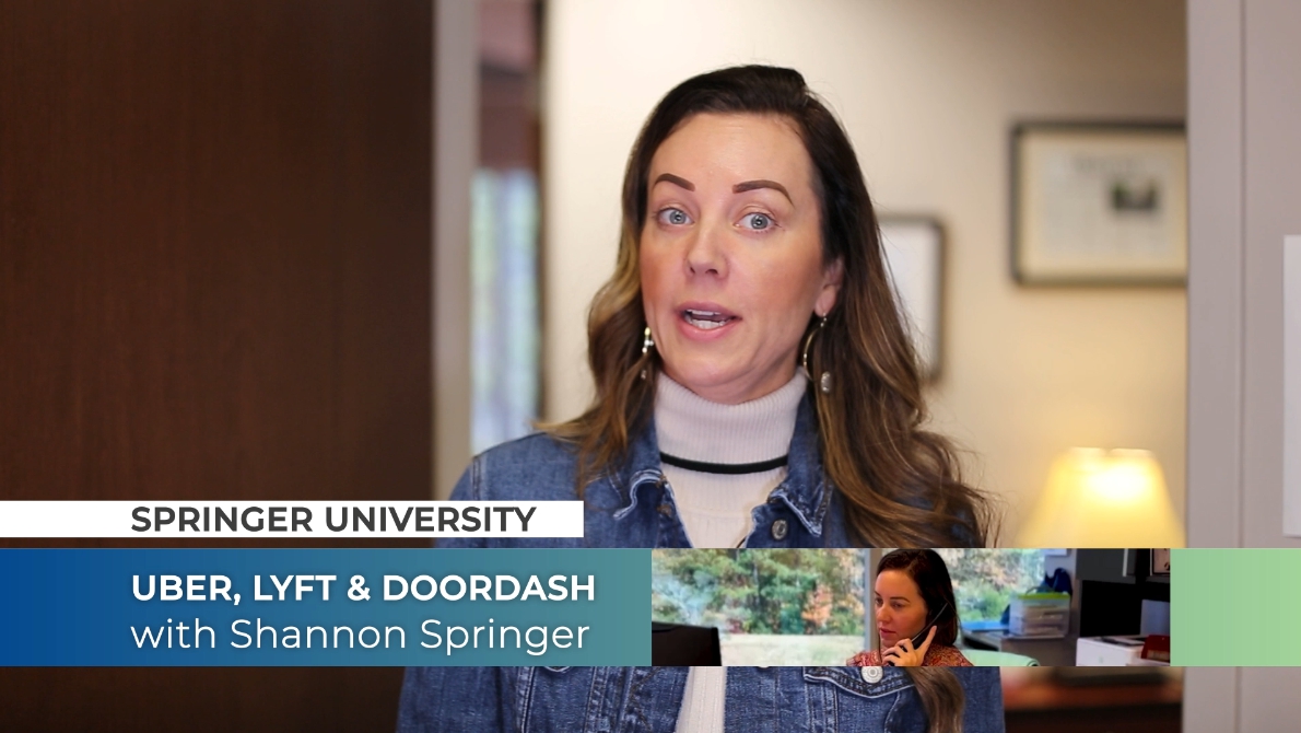 Uber Lyft and Doordash insurance lesson video