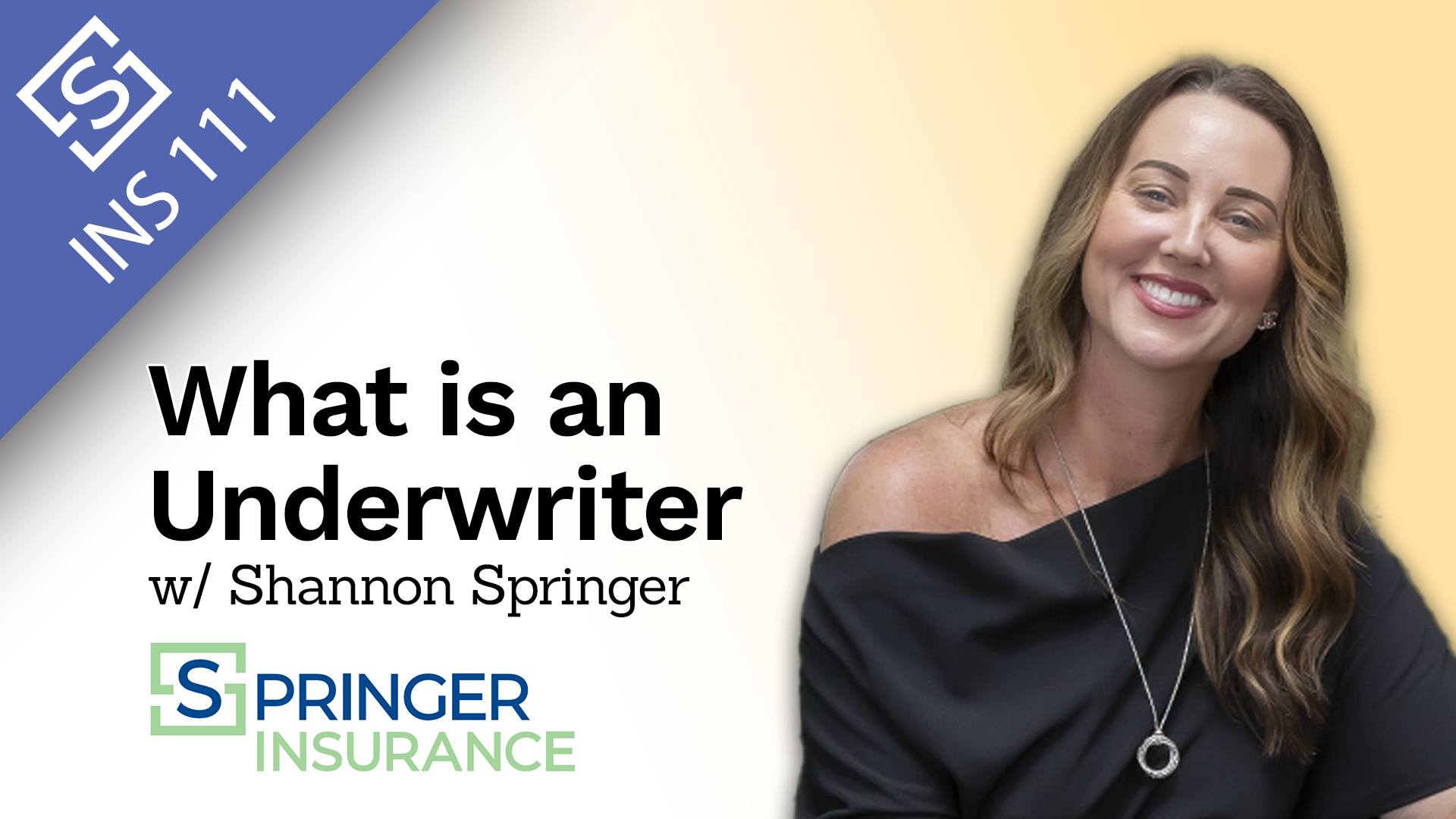 Underwriters insurance lesson video