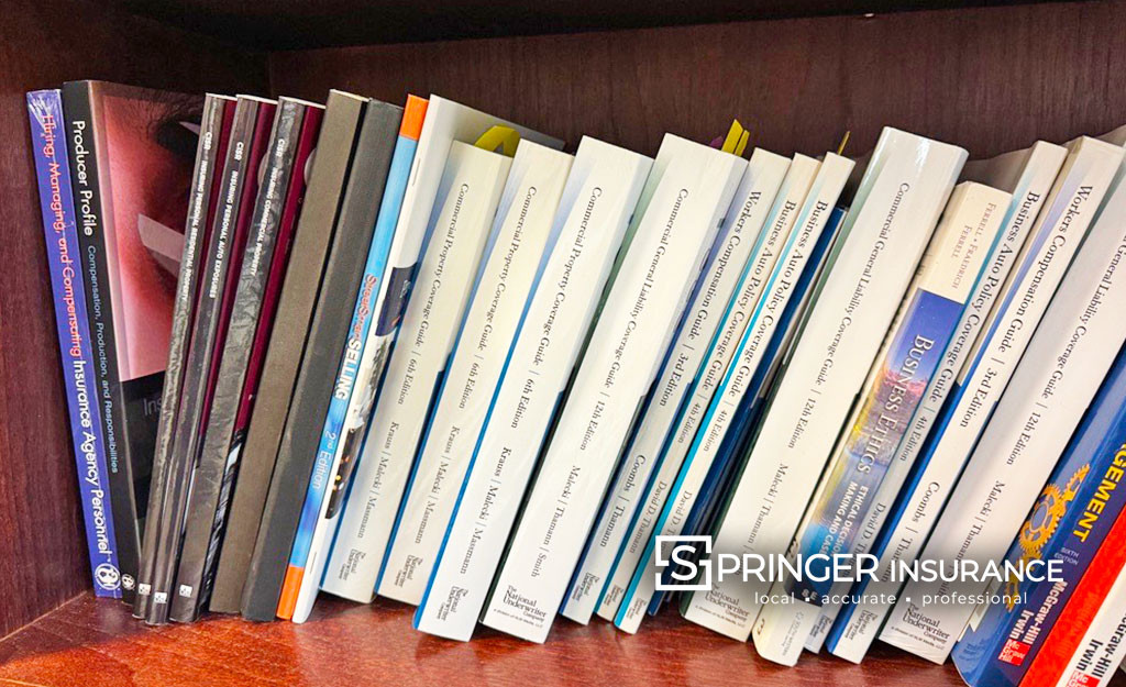 Our many workbooks from the years of classes